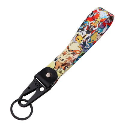 Anime Dinosaur Keychain Lanyard – Cute Car Keyring Toy Bag Pendant & Key Holder Gift