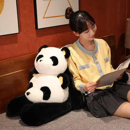 60–120cm Giant Panda Plush Toy — Soft Stuffed Animal Pillow for Kids, Birthday & Christmas Gift