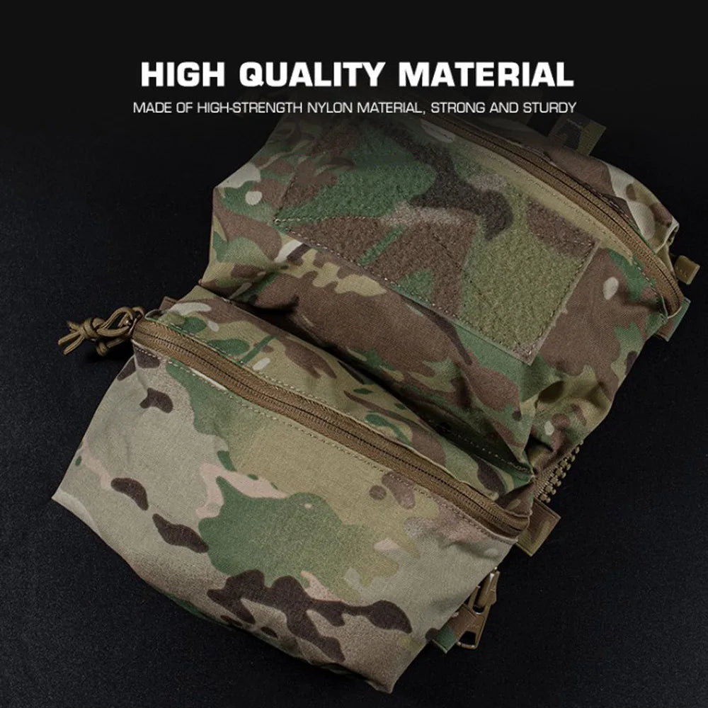 V5 FCPC Tactical Vest Backplate – Military Airsoft Hunting Plate Carrier with Sub-Package, Double Mag & Sundries Pouch