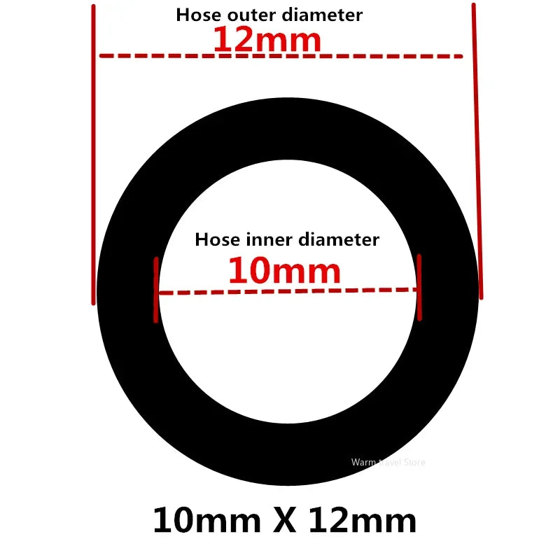 Transparent PVC Hose Pipe - 4mm-12mm Food Grade Flexible Tubing for Aquarium, Pump, Water & Liquid Transfer Applications