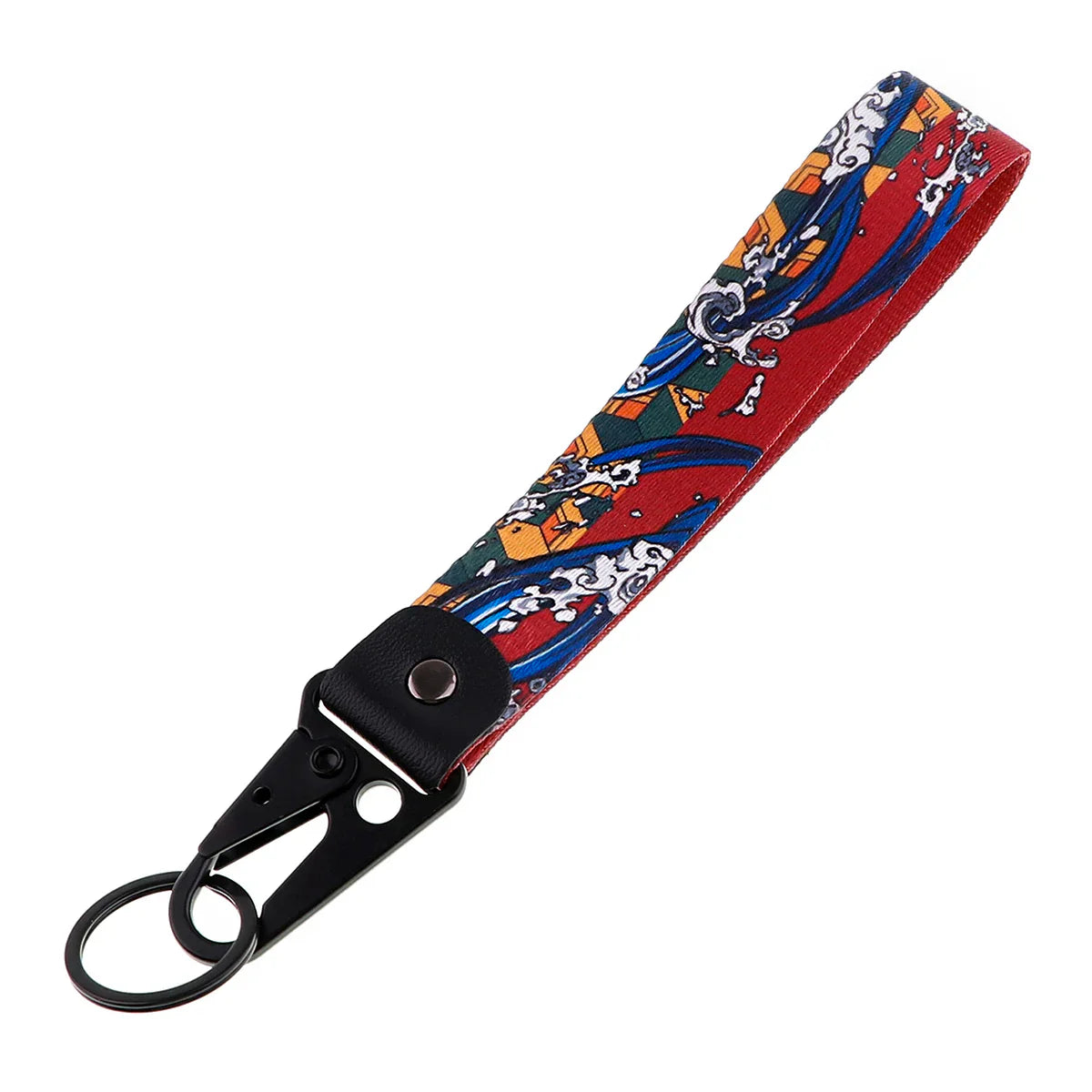 Anime Eagle Beak Keychain – Cool Short Lanyard for Phone, Badge Holder & USB Pendant