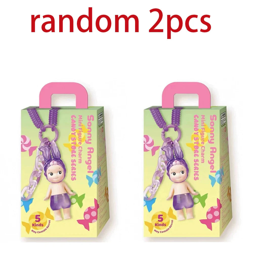 Sonny Angel Candy House Series Blind Box – Cute Doll Keychain Pendant, Handmade Birthday Gift for Girls