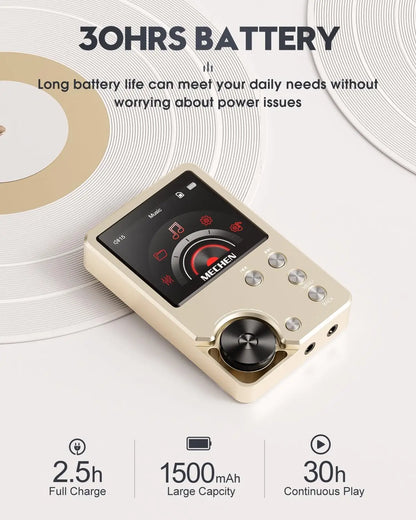 High-Quality Lossless MP3 Player MECHEN-M30 – HiFi with 64GB Memory Card, Supports Up to 256GB