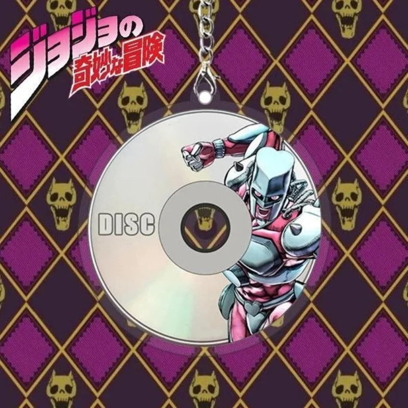 Anime Acrylic Keychain - JoJo Bizarre Adventure Cosplay Figure Charm for Bags, Desk Decor & Holiday Gift