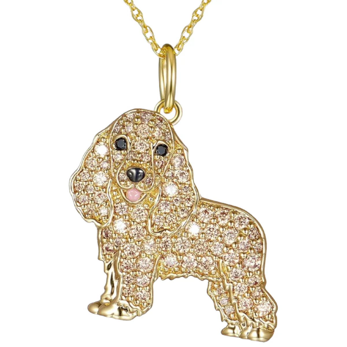 Schnauzer Dog Pendant Necklace – Cute & Elegant Puppy Jewelry for Women, Perfect Gift for Dog Lovers