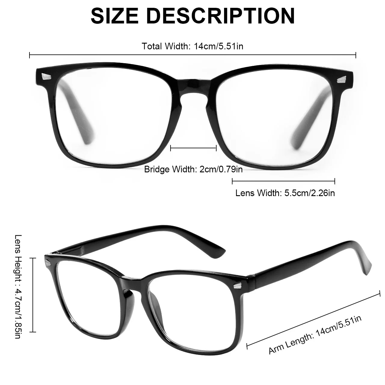 Auto-Focus Reading Glasses – Lightweight PC Frame Unisex Eyewear | Multi-Pack (1–5) Computer & Reading Vision Glasses, Ideal Gift Choice