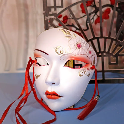 Journey to the West Spider Spirit Cosplay Mask — Anime Roleplay Masquerade Mask for Halloween & Party Decorations