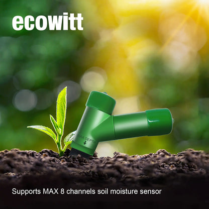 ECOWITT WH51 Soil Moisture Meter - 8-Channel Soil Tester for Garden & Plant Water Monitoring (Sensor Only)