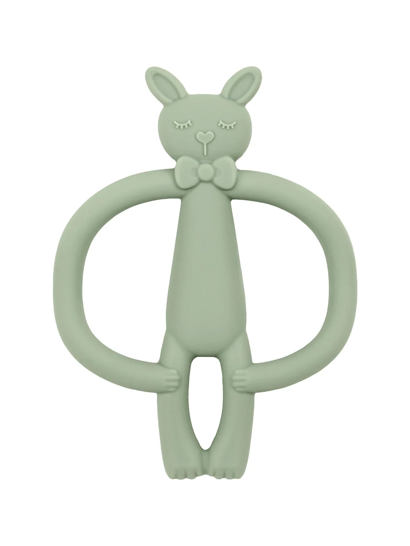 Silicone Baby Rabbit Teether Toy - Cartoon Nursing Chew Toy for Newborns Infants Teething Relief Gift