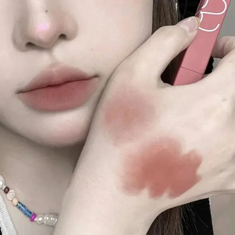 TX010 Matte Lipstick - Waterproof Long-Lasting Dual-Use Lip & Cheek Makeup