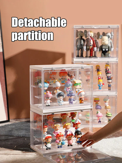 Blind Box Display Rack – Acrylic Bubble Mat Storage Cabinet, Dustproof Doll & Figurine Display Box