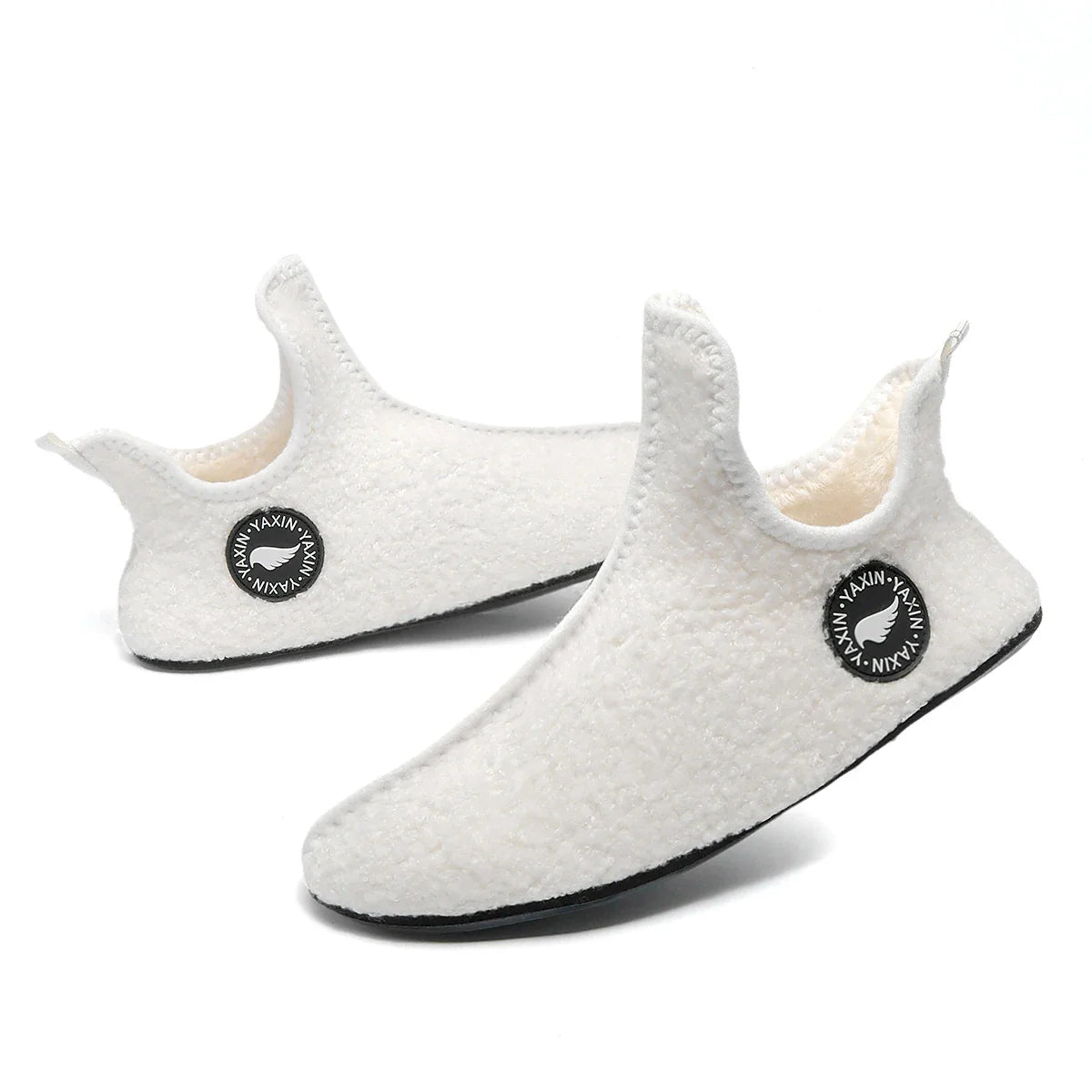 Classic Couples Slippers – Non-Slip Warm Indoor & Outdoor Cotton Shoes for Men & Women, Soft & Comfortable Flat Slippers