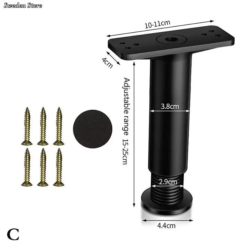 Telescopic Adjustable Bed Beam Support – Reinforced Plastic Sofa Leg, Load-Bearing Furniture Leg Bracket