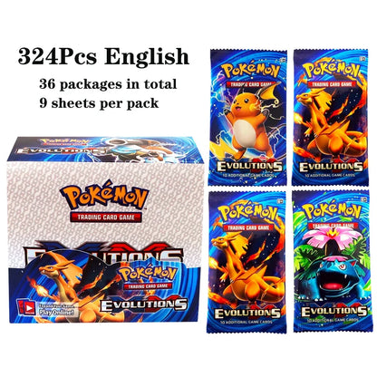 324pcs Pokemon TCG Booster Box - Sword & Shield Fusion Strike Trading Card Packs Display Set with 36 Booster Packs