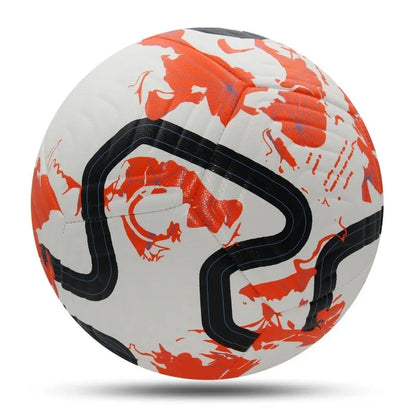 Standard Size 5 Soccer Ball - Machine-Stitched PU Material for Sports League, Outdoor Match & Football Training