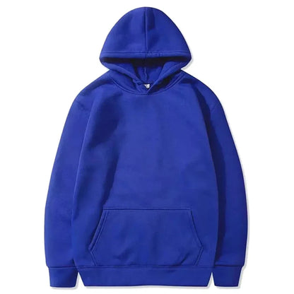 Men’s & Women’s Oversized Hoodies — Casual Fleece Pullover Sweatshirts Warm Spring Autumn Tops Black & Multi-Color