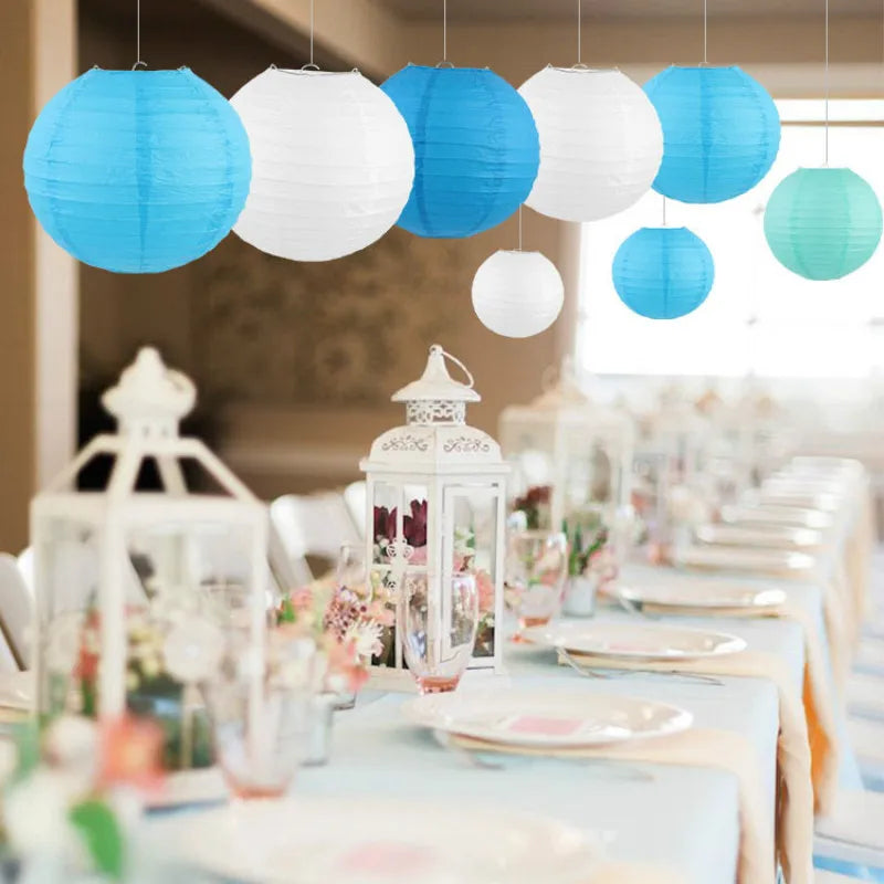 Paper Lantern Balls 10–40cm Baby Shower Birthday Wedding Party Decor DIY Craft Hanging Decoration Supplies