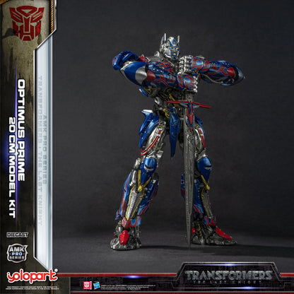 YOLOPARK Transformers Model – The Last Knight AMK PRO 20cm Optimus Prime Action Figure Toy for Boys & Men