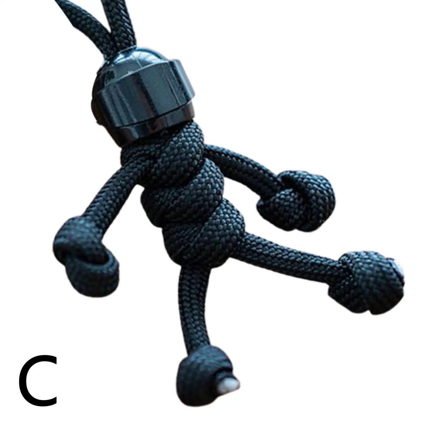 Handmade Building Block Biker Helmet Keychain – Braided Paracord Bag Pendant for Backpack & Doll Hanging