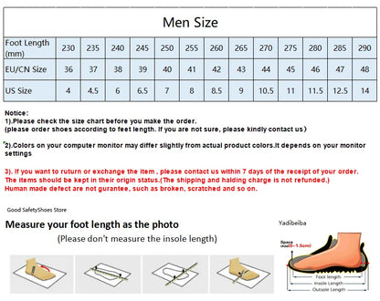 Steel Toe Safety Shoes for Men & Women – Lightweight Puncture-Proof Work Sneakers, Unisex Construction Boots