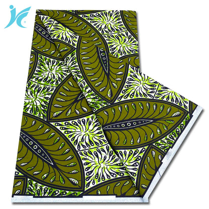 African Real Wax Print Fabric - 100% Cotton Ankara Sewing Material Wholesale Quality