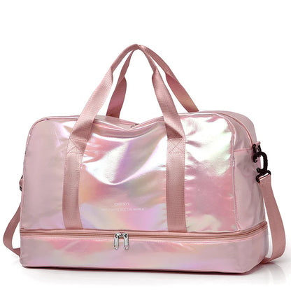 AOTTLA Women’s Travel Bag – Large Capacity Handbag & Shoulder Bag with Dry/Wet Separation for Sports, Fitness & Luggage