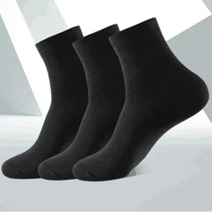 5 Pairs Happy Face Crew Socks – Cartoon Cat Cotton Mid Tube Socks, Breathable Women's Stockings & Hosiery