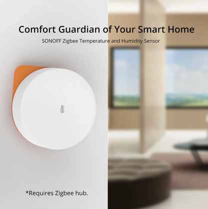 SONOFF SNZB-02P Zigbee Temperature & Humidity Sensor – Smart Home Thermometer, Works with Alexa, Google Home & SmartThings