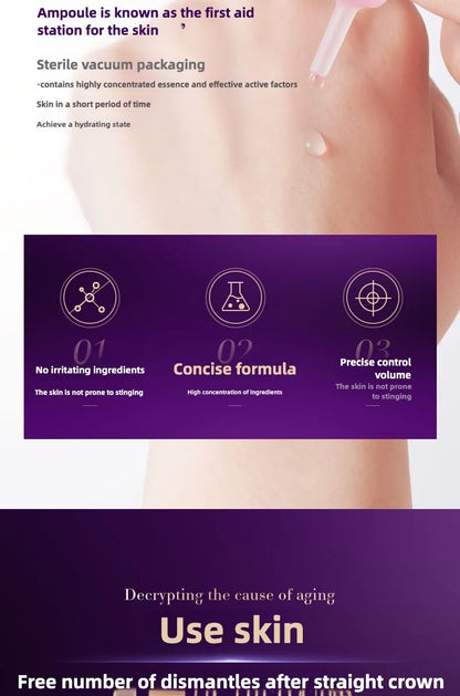 Niacinamide Peptide Ampoule Serum – Anti-Aging, Pore Shrink & Deep Moisturizing Facial Essence
