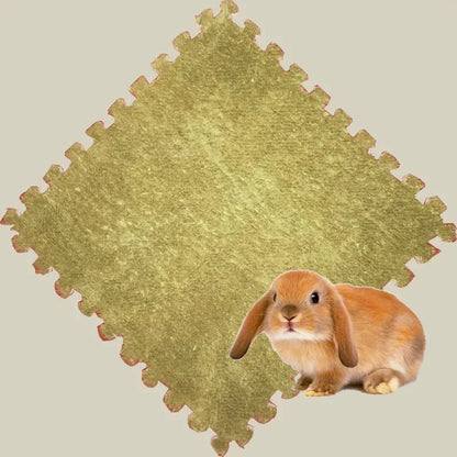 4/10PCS Waterproof Cage Liners – Anti-Slip Absorbent Bedding Mats for Rabbits, Guinea Pigs & Small Pets