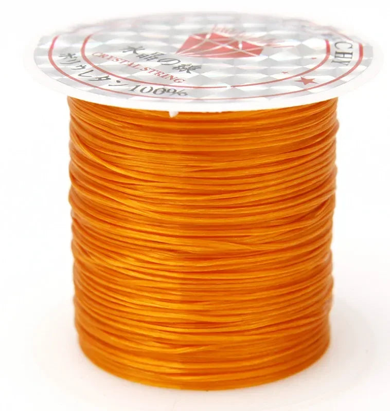 10M Strong Elastic Crystal Beading Cord – 1mm Stretch Thread for DIY Bracelets, Necklaces & Jewelry Making