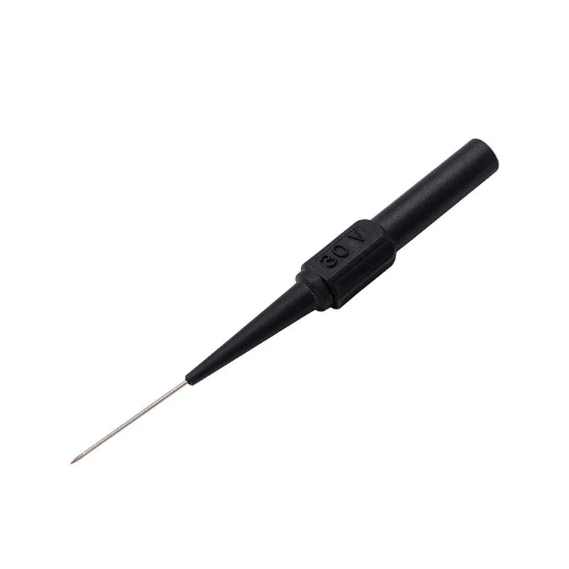 10Pcs 30V Multimeter Test Lead Kit - Automotive Diagnostic Probe Extension with 0.7MM Piercing Needle Tips