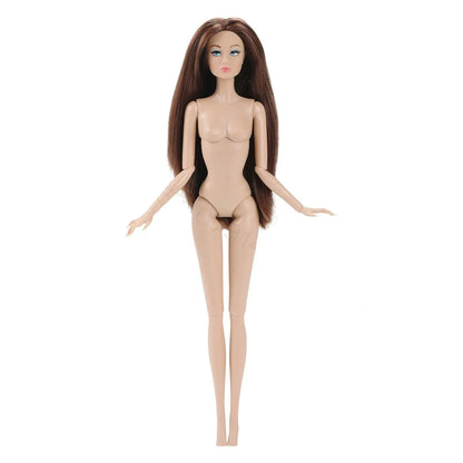 FR Supermodel 1/6 BABI Doll – Movable Joints, DIY Dress-Up Princess with Head & Body Accessories, White/Normal/Chocolate Skin