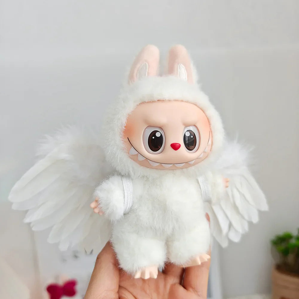 Labubu V1 V2 V3 Doll Clothes — Plush Idol Angel Wings Series Decoration DIY Toy Accessories Gift