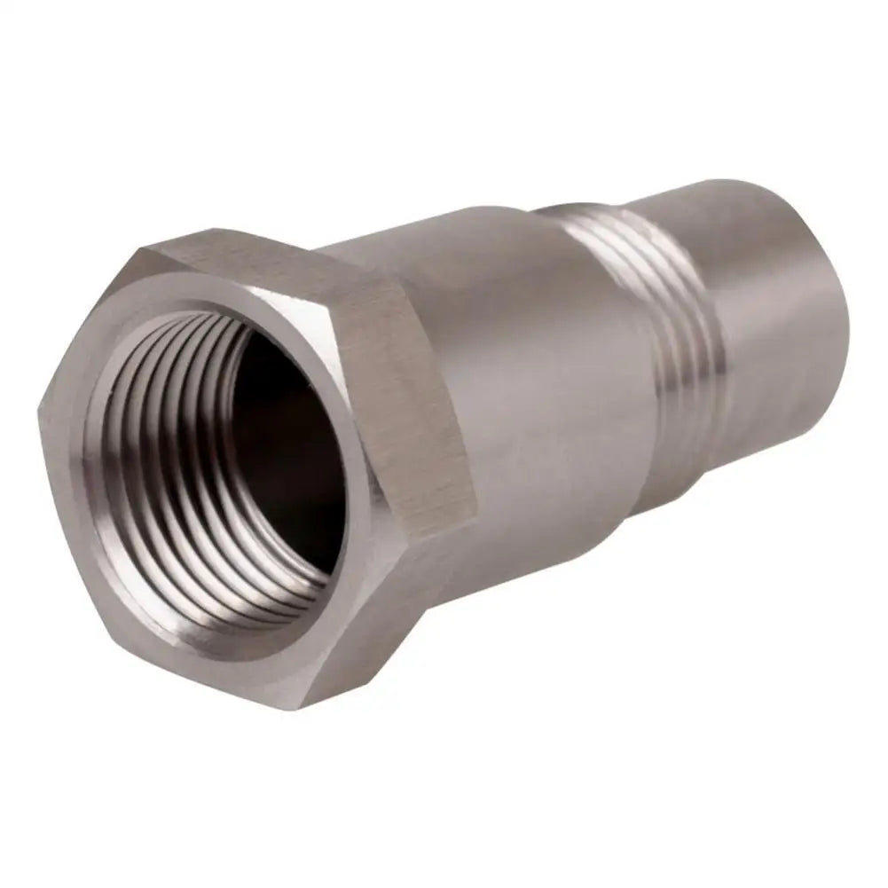 Universal Extension Filter Oxygen O2 Sensor Connector – Steel Thread Adapter Extender Spacer, 1.5 Stainless L0L3