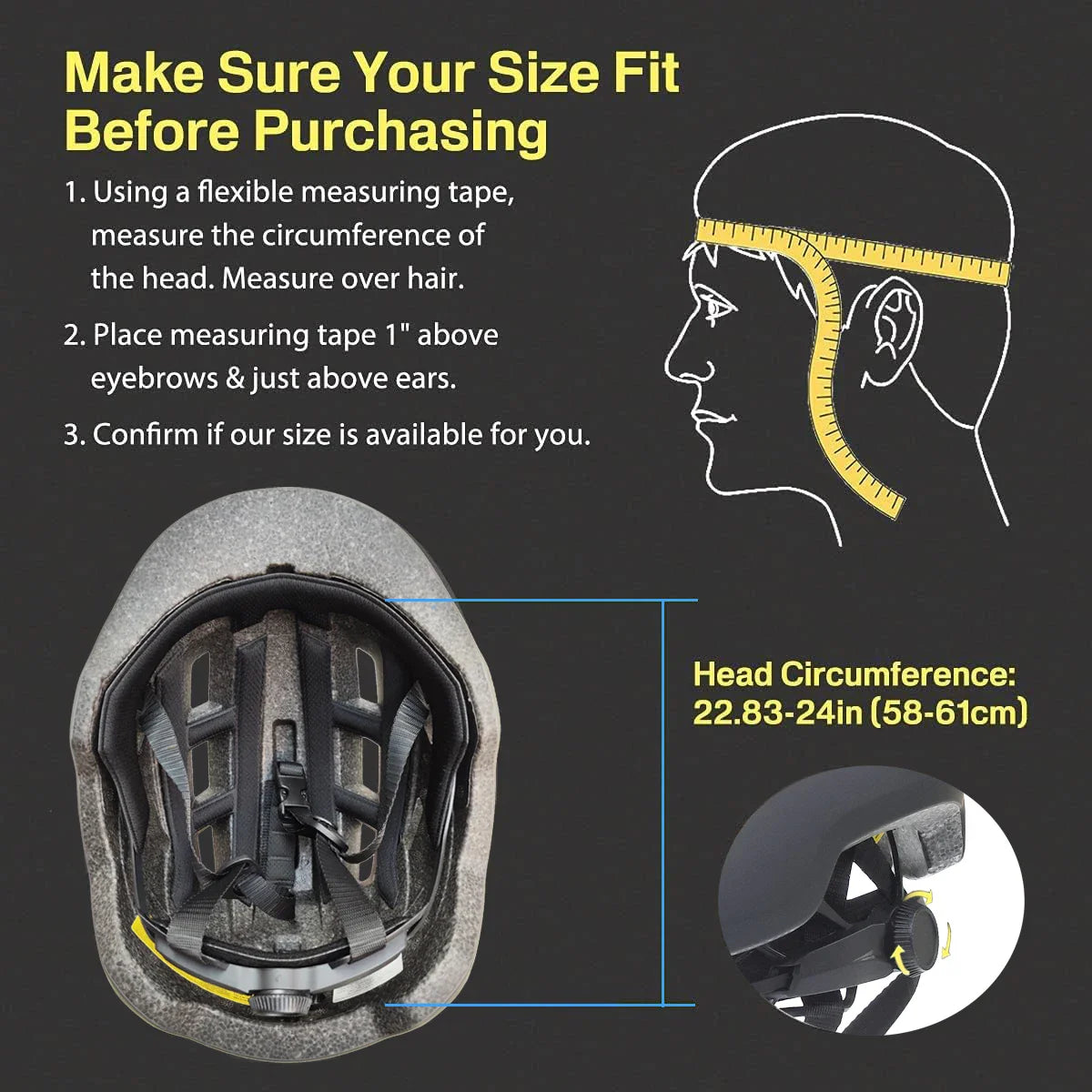PJT New Cycling Helmet - In-Mold Mountain & Road Bike Helmet with USB Rechargeable Tail Light, Sports Safety MTB Helmet