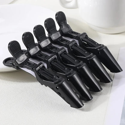 5/6PCS Alligator Hair Clips – Hairdressing Clamps & Crocodile Section Clips for Salon Styling and Barber Use