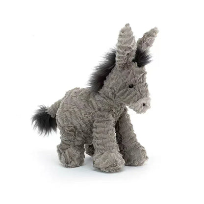 23/40/60cm Cute Burro Plush Toy — Grey Donkey Stuffed Animal, Soft Baby & Infant Doll, Birthday Gift & Room Decor