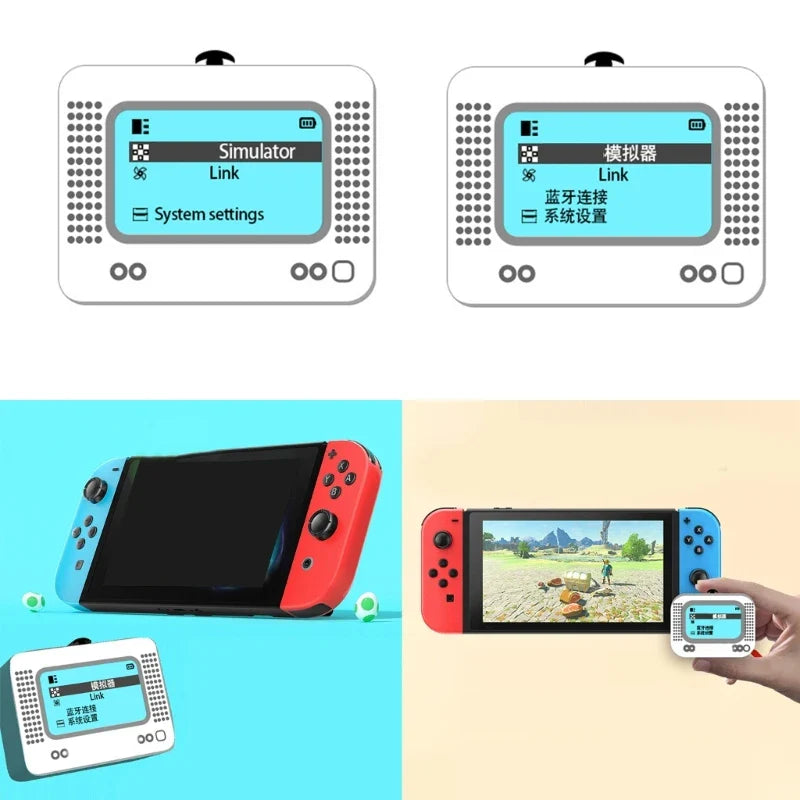 Amiibo NFC Simulator Pixel Emulator – Bluetooth-Compatible Replacement Accessory for Switch 2 (2025)