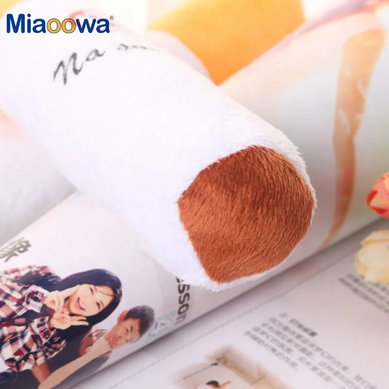 30-110cm Funny Cigarette Plush Pillow – Cylindrical Sleeping Toy for Fashion, Friends & Birthday Gifts