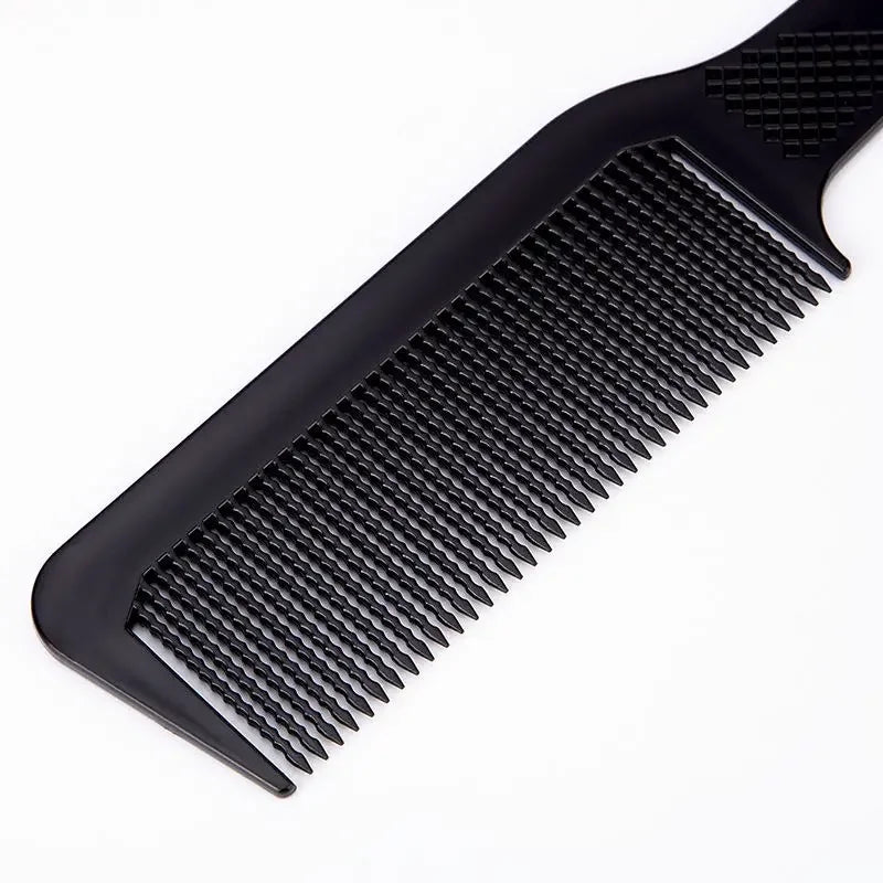 Professional Salon Hair Clipper Accessory – Flat Head Cut Comb, Anti-Static, Wide Tooth Hair Styling Brush for Men