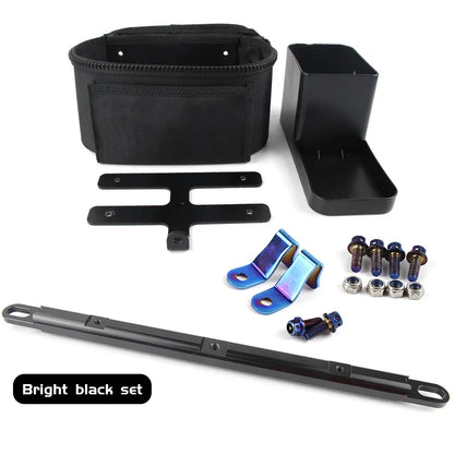Yamaha NMAX/XMAX/TMAX Motorcycle Handlebar Cup Holder — Water Bottle Cage & Storage Bag for Scooters