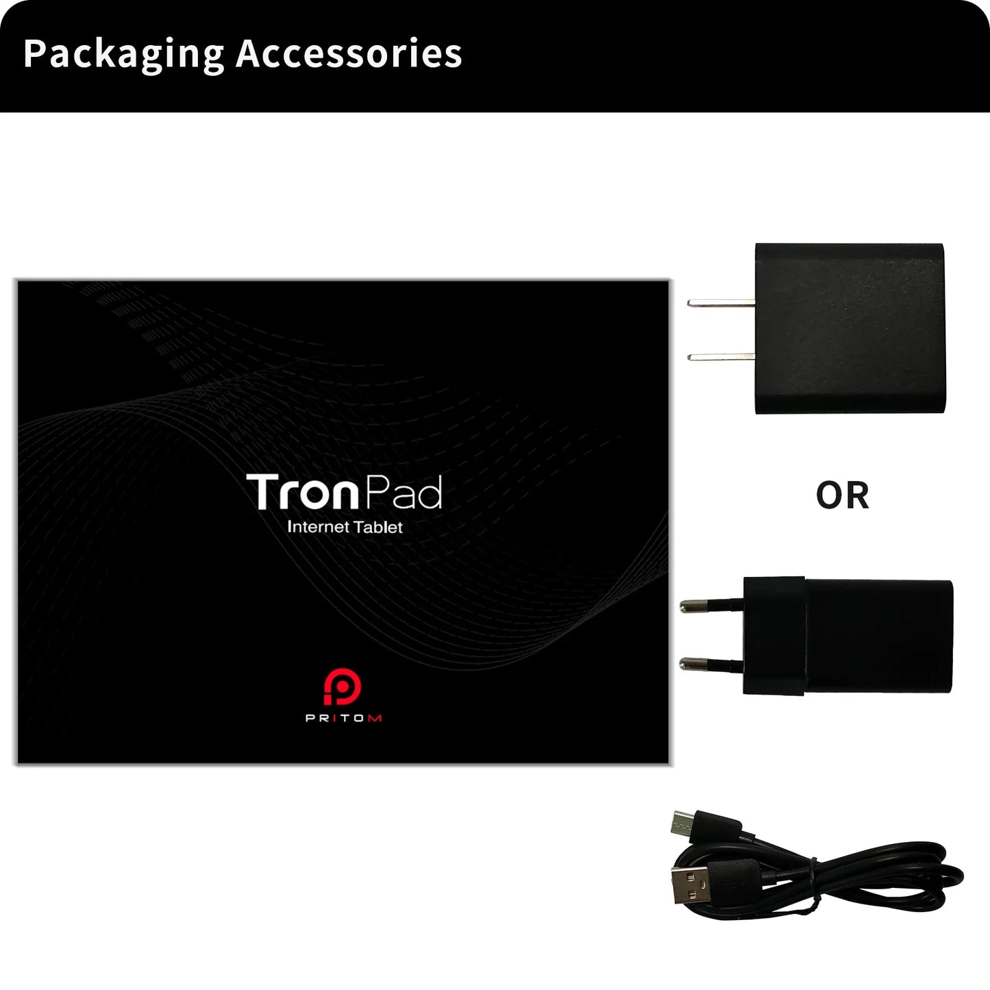 PRITOM 10" Tablet PC – Android 13, 64GB, Quad-Core, SIM Slot, WiFi, GPS & 3G Phone Call Support