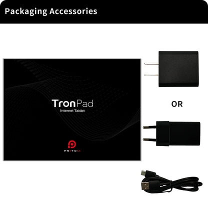 PRITOM 10" Tablet PC – Android 13, 64GB, Quad-Core, SIM Slot, WiFi, GPS & 3G Phone Call Support