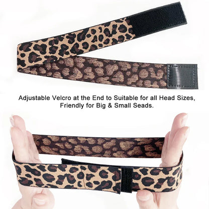 Adjustable Edge Scarf Elastic Headband with Magic Tape for Women Lace Wigs - Fashion Hair Elastic Band