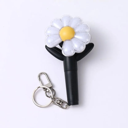 Kpop Idol GD Mini Lightstick Keyring – G-DRAGON Glow Stick Fan Support Keychain Gift