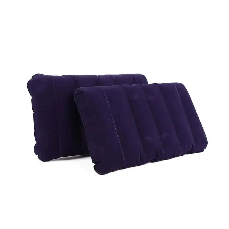 47x30cm Air Cushion Pillow - Folding Inflatable Travel Pillow, Outdoor Camping Sleep Cushion, Backrest Head Rest