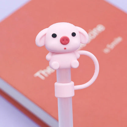 10mm Silicone Straw Covers – Animal Toppers & Spill Stoppers for Stanley 30/40oz Tumbler Accessory