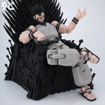 9L3D Printed Anime Action Figures — Jujutsu Kaisen Sukuna, Yuji, Yuta, Satoru Gojo Movable Mannequin Toys