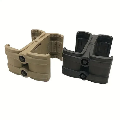 Universal Dual Parallel Rifle Magazine Clip — AK, AR15, M4 Speed Loader Accessory